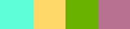 Color Palette Fresh Smoothie