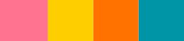 Color Palette Tropical Retro