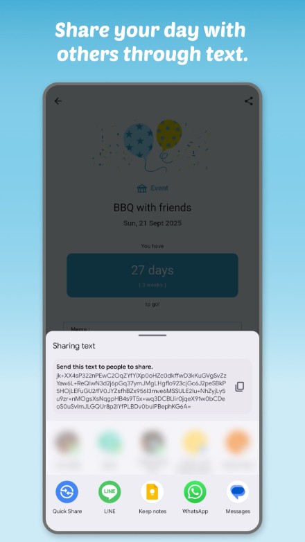 Sharing screenshot